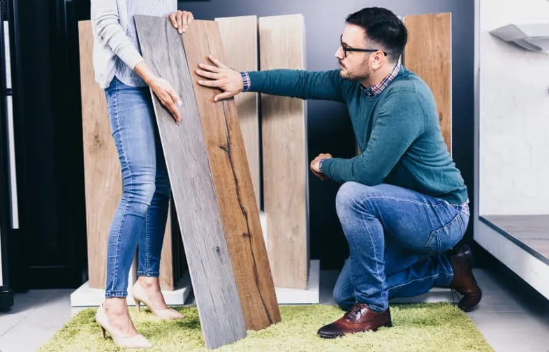 flooring-showroom Shopping at store | Rayo Wholesale